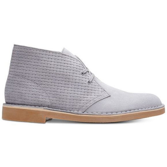 Clarks Men\'s Grey Bushacre 2 Chukka Boots main image 6
